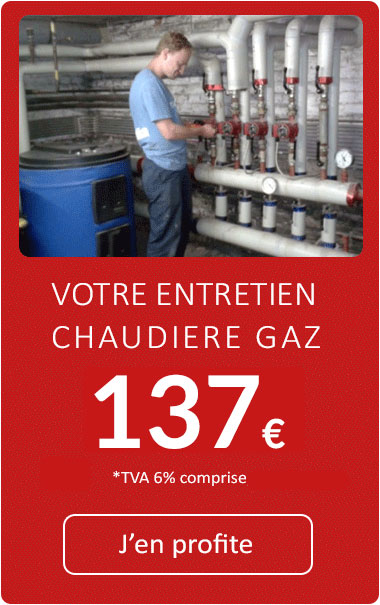 offre entretien chaudière au gaz 137€